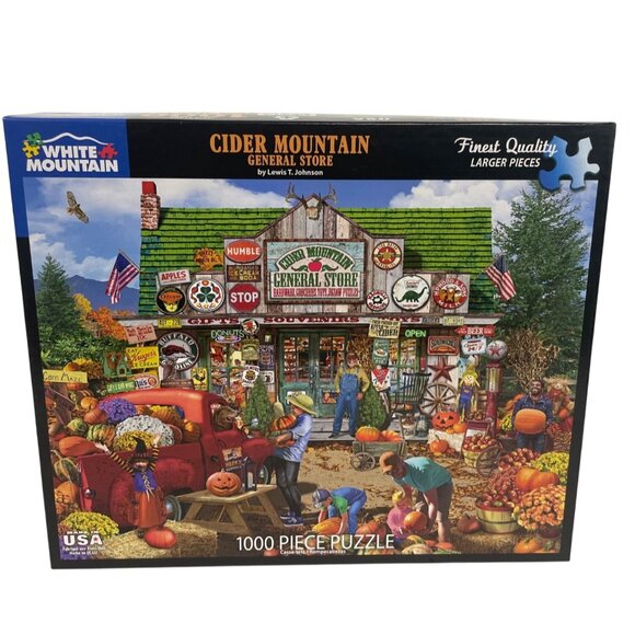 White Mountain Cider Mountain General Store 1000 Piece Jigsaw Puzzle - Picture 1 of 3